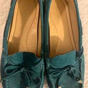 Michael Kors teal flats